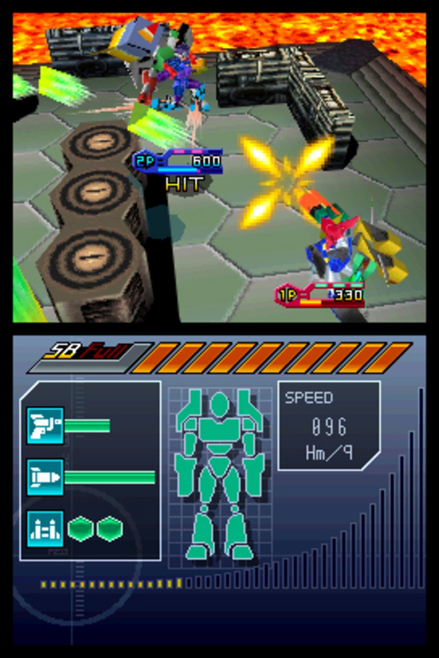 Custom Robo Arena (DS) Screenshots