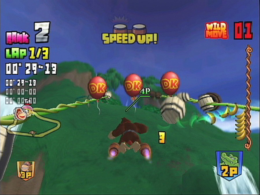 Donkey Kong Barrel Blast (Wii) Screenshots