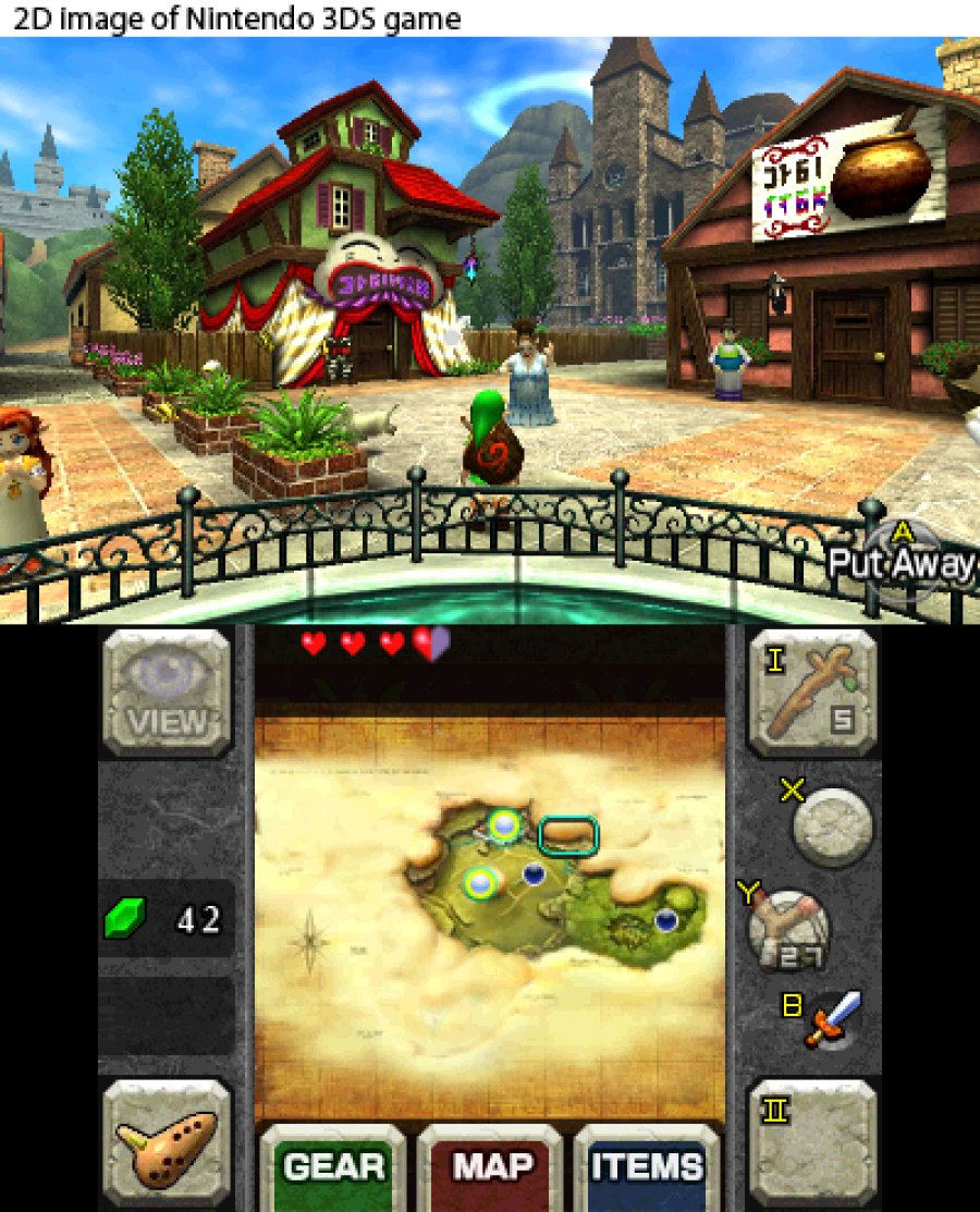Zelda Ocarina of Time 3D - No Navi Text 3DS - GameBrew