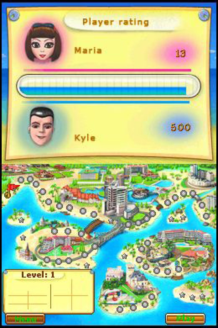 Beach Party Craze (DSiWare) Screenshots