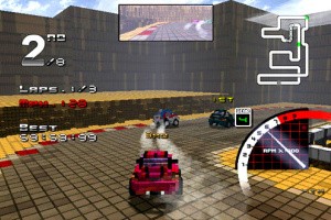 3D Pixel Racing Screenshot