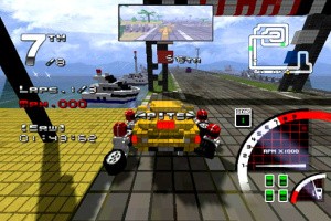 3D Pixel Racing Screenshot