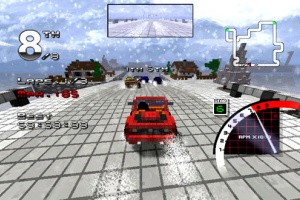 3D Pixel Racing Screenshot