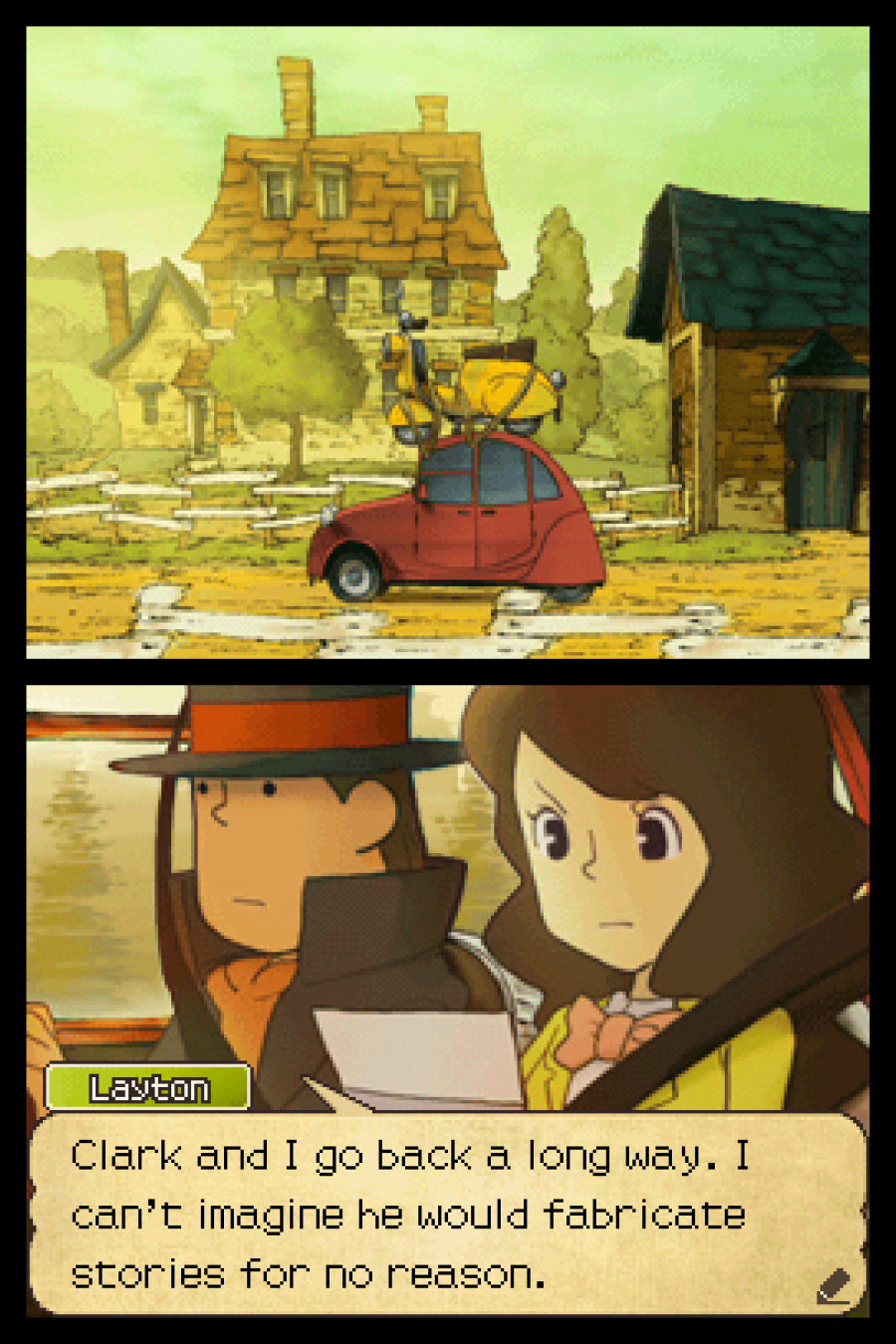 Professor Layton and the Last Specter Screenshot