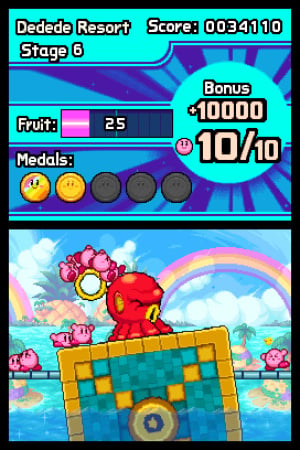 Kirby Mass Attack Review - Screenshot 1 of 3