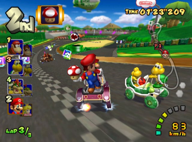 Mario Kart Doppelstrich Logo