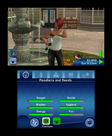 Game systems for sims 4