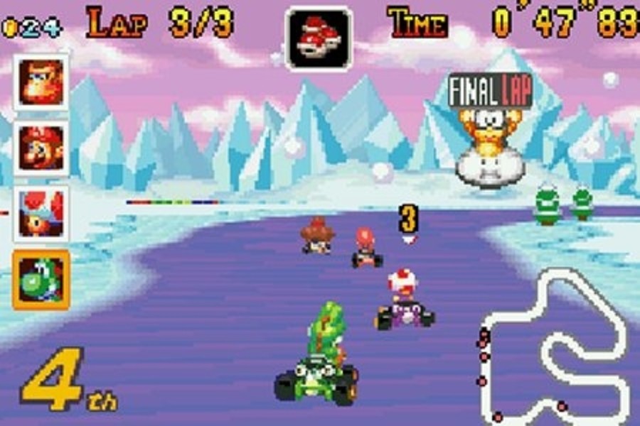 mario kart super circuit sprites mario