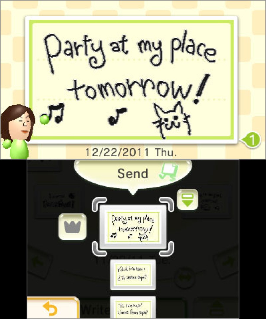 Nintendo Letter Box (3DS Screenshots