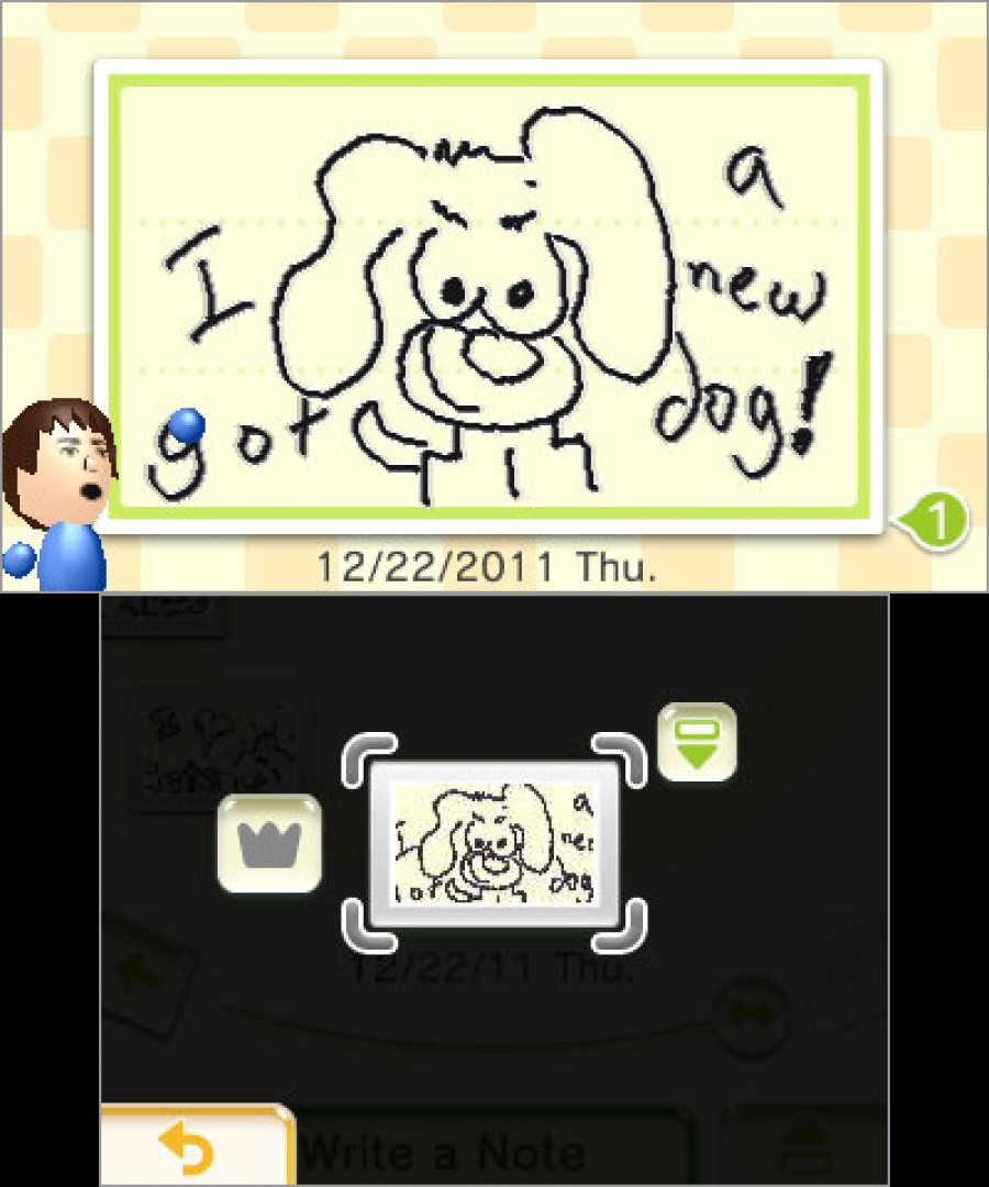 Nintendo Letter Box (3DS Screenshots