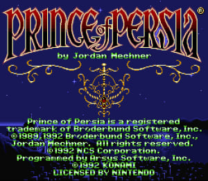 prince of persia snes