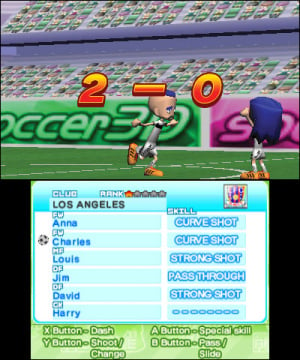 Arc Style: Soccer!! 3D Review - Screenshot 3 of 4