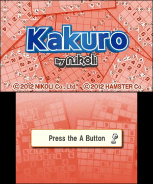 Kakuro by Nikoli Review - Screenshot 1 of 3