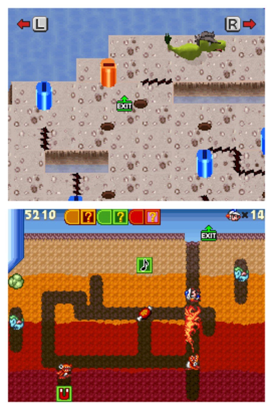 Dig Dug Digging Strike (DS) Screenshots