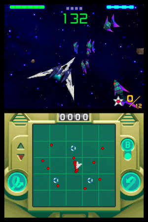 Star Fox Command Nintendo DS Gameplay - City battling 