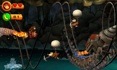 donkey kong country returns 3ds review