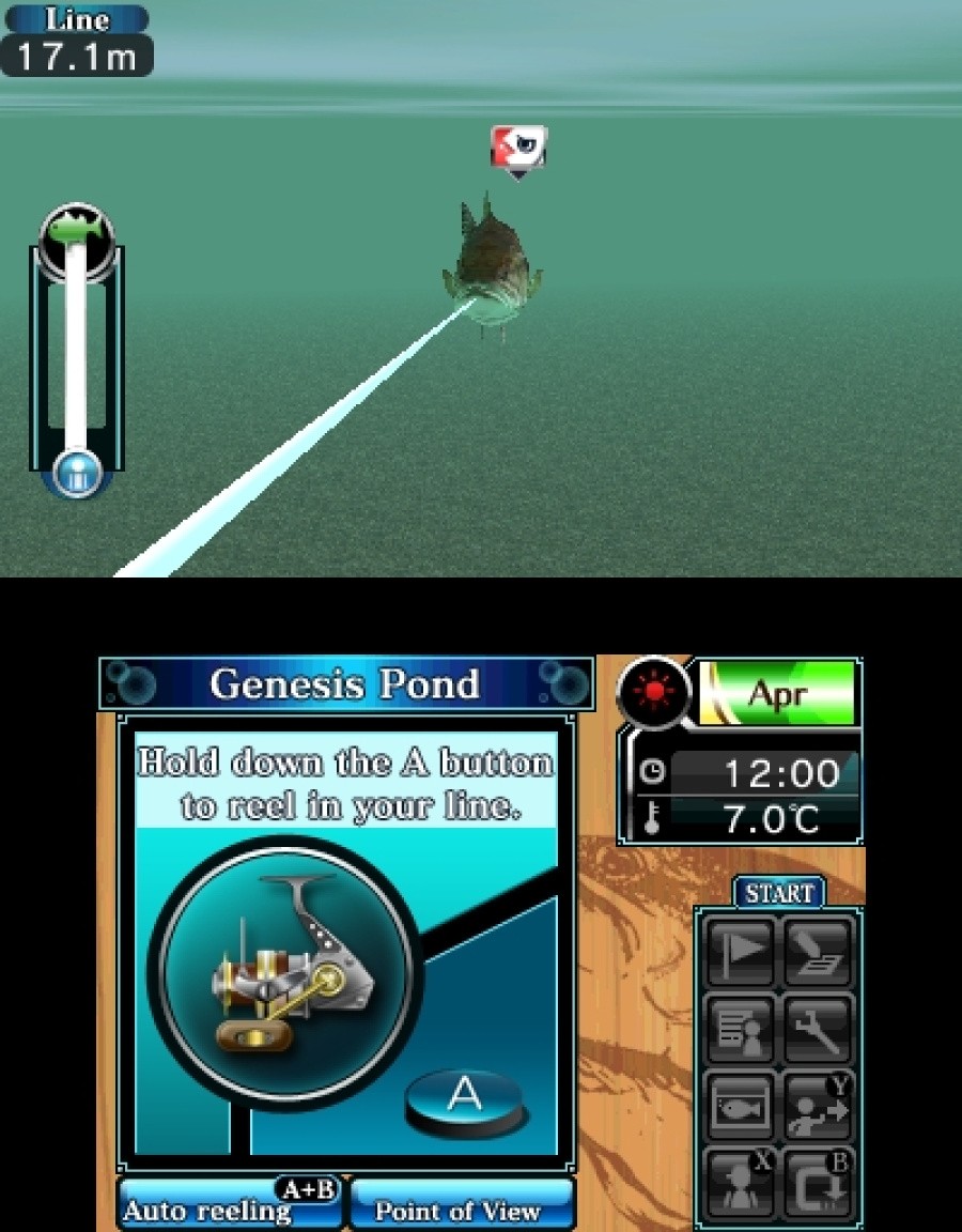 Super Black Bass 3D (3DS) Screenshots