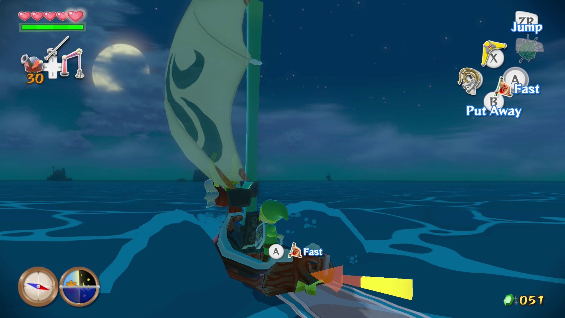 zelda wind waker hookshot