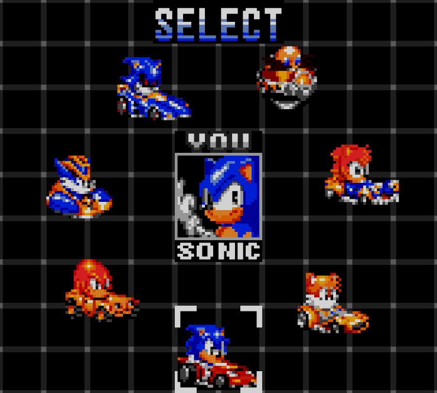 Sonic Drift 2 Game Gear Screenshots 8150