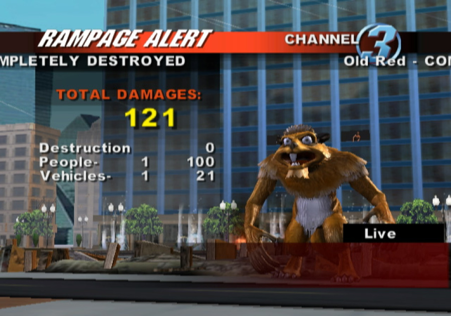 Jogo Rampage Total Destruction - Wii (Usado) - Bragames