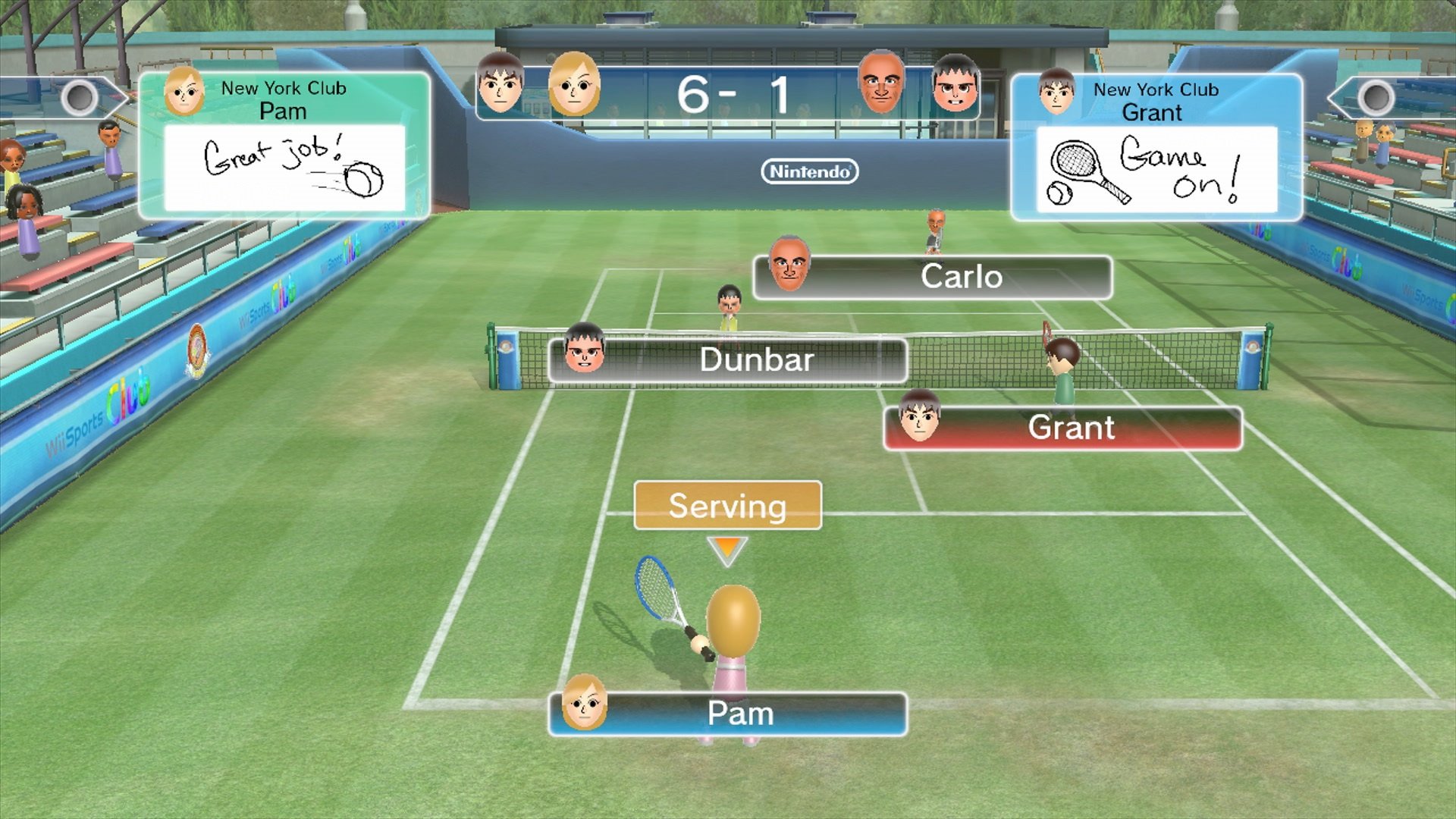 Wii Sports Club Tennis Review Wii U Eshop Nintendo Life