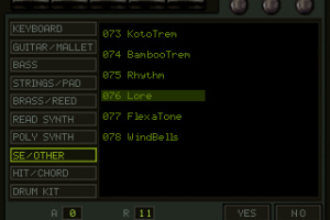 KORG M01D Screenshot