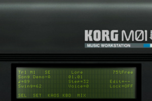 KORG M01D Screenshot