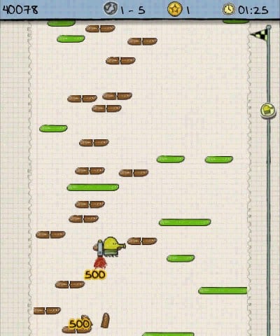 Doodle Jump Gameplay Footage 1 - IGN