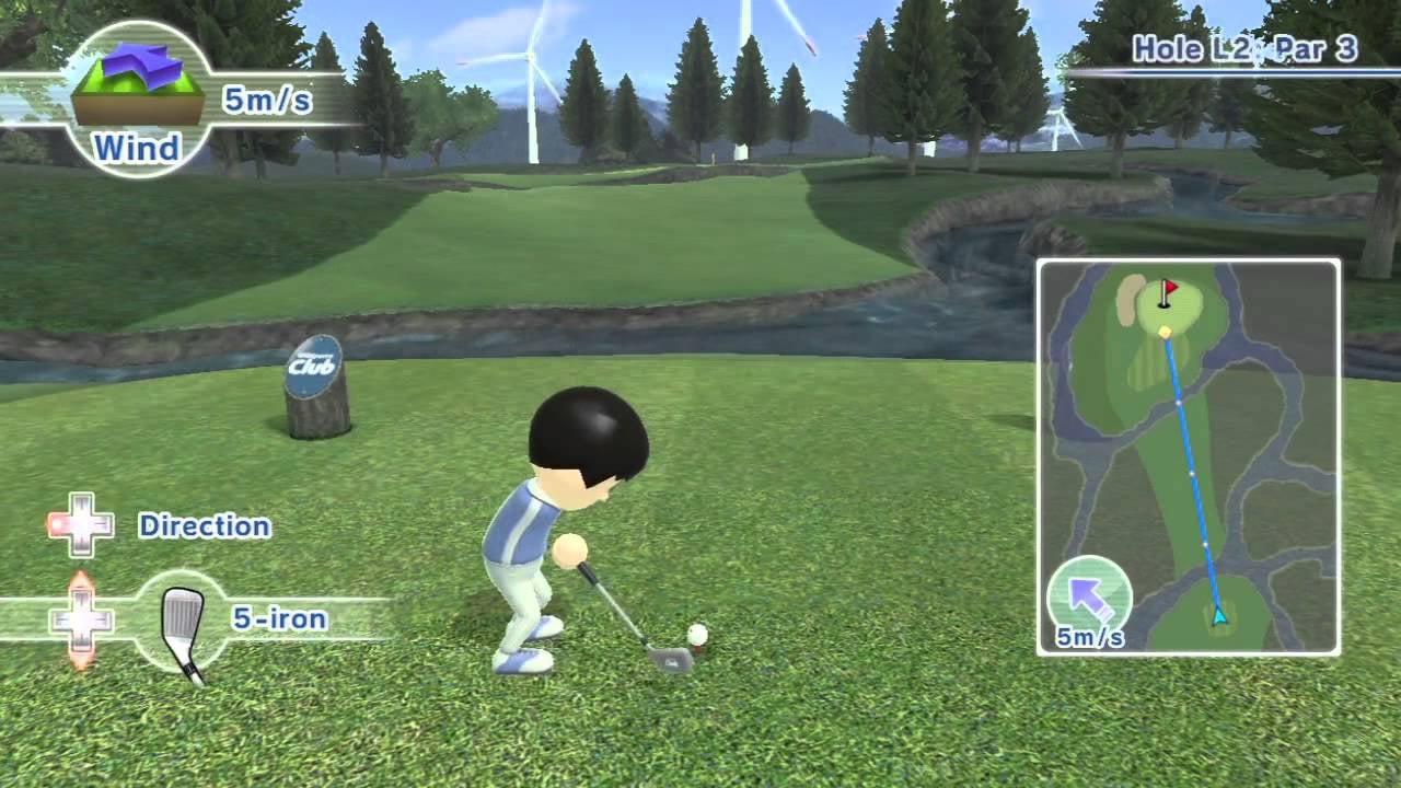 wii sports golf miss sound