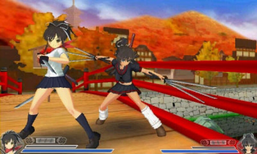 Senran Kagura 2 Deep Crimson 3ds Screenshots