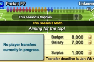Nintendo Pocket Football Club Screenshot