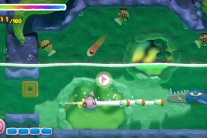 Kirby and the Rainbow Curse Screenshot