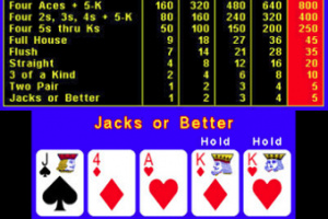 Plain Video Poker Screenshot