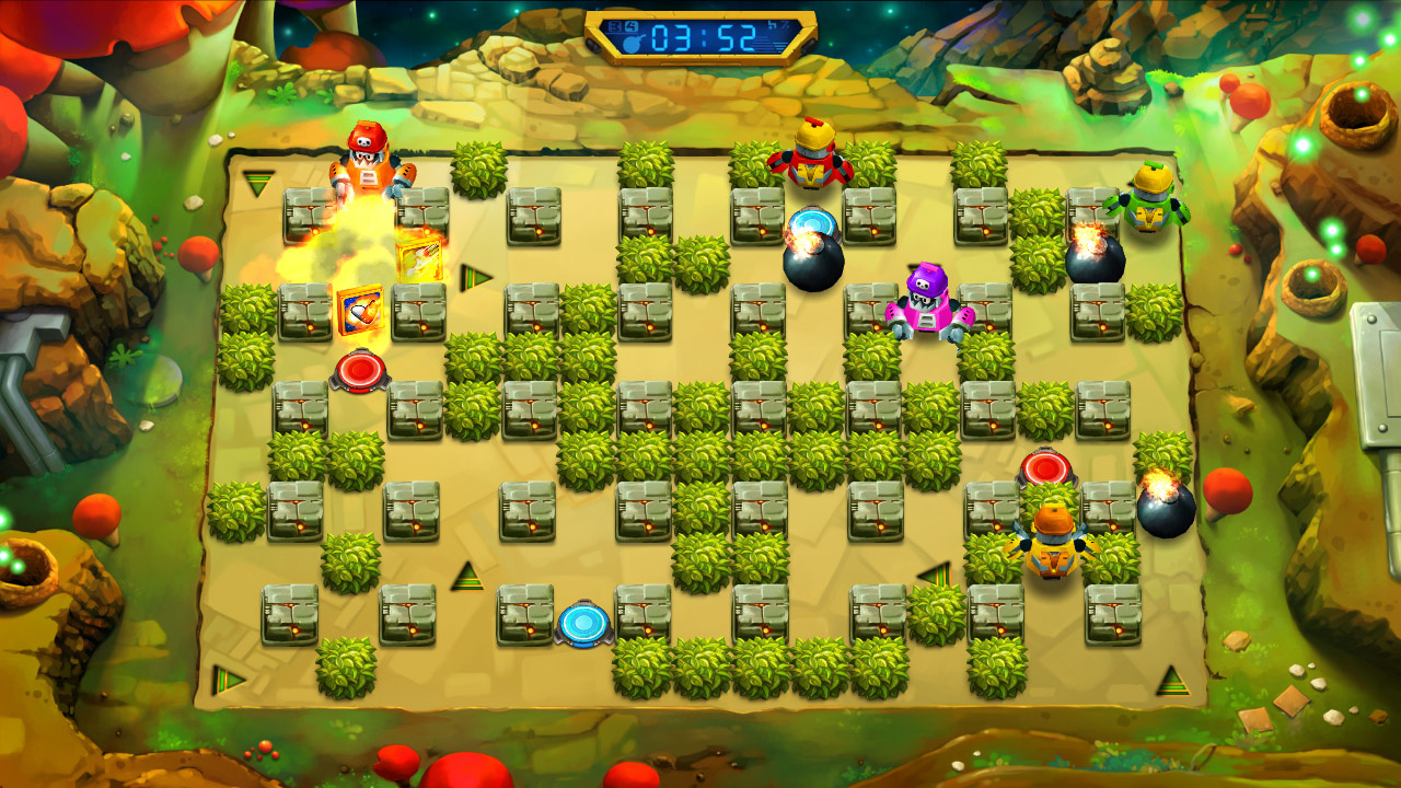 Bomberman Hardball Gameplay PS2 Battle mode 4 players (www