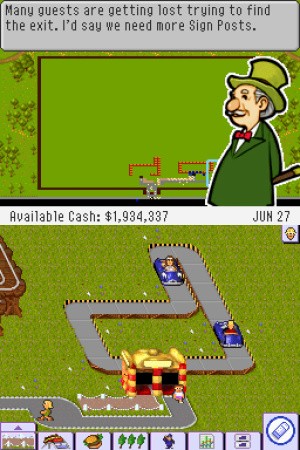 Theme Park DS Review - Screenshot 1 of 3