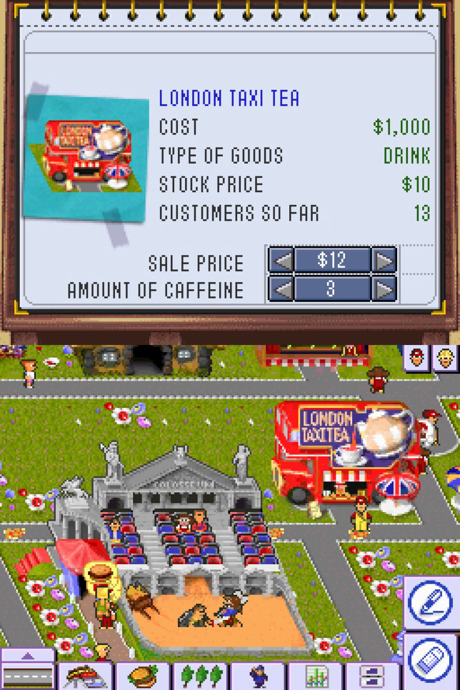 theme park tycoon ds