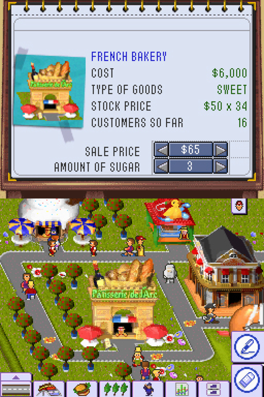 Theme Park DS Screenshot