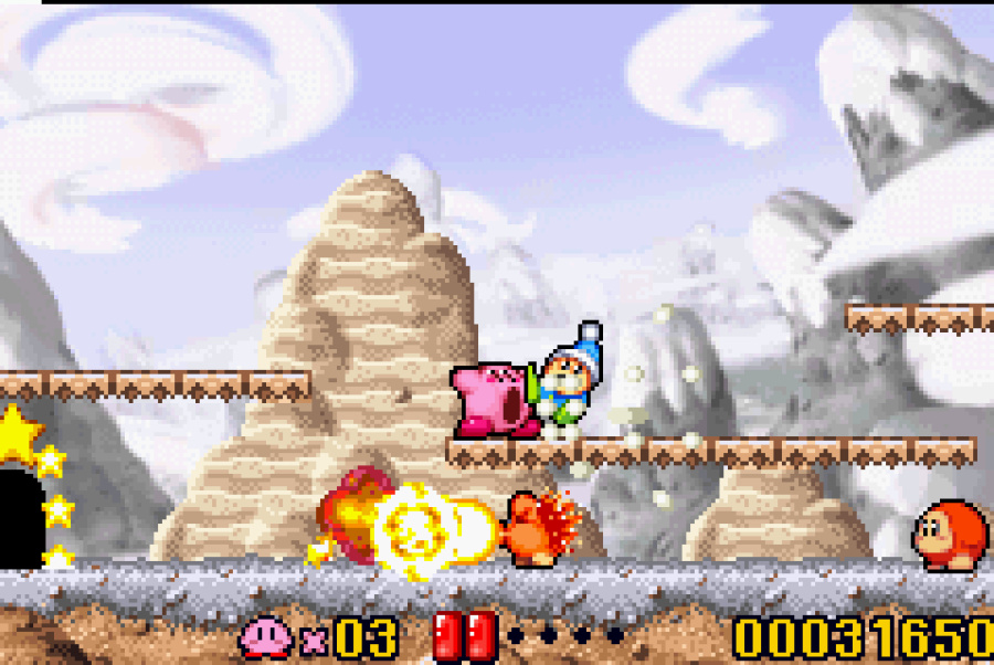 Kirby: Nightmare in Dream Land (Game Boy Advance) Screenshots