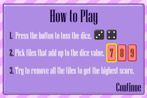 SHUT THE BOX Screenshot