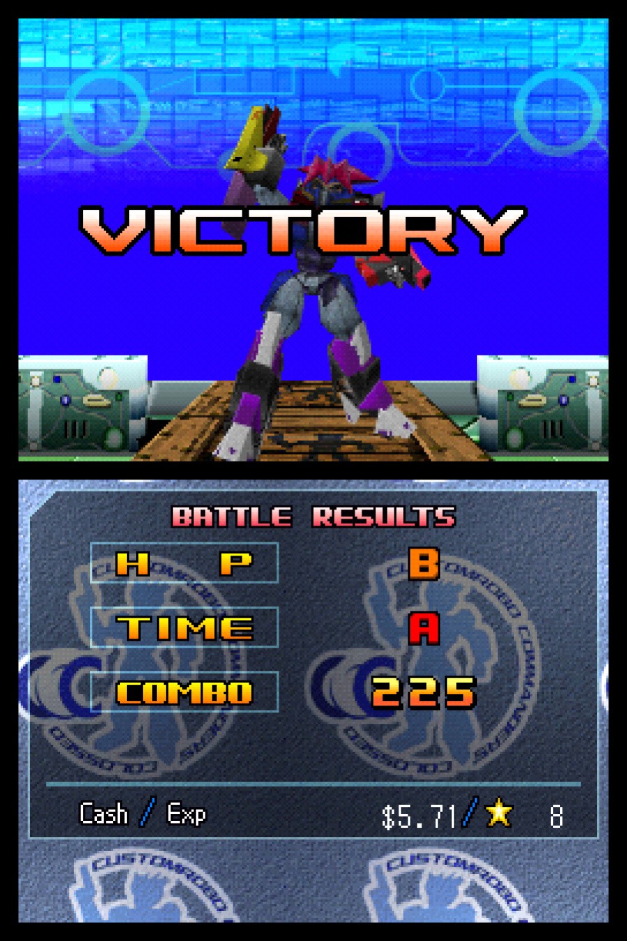 Custom Robo Arena (DS) Screenshots