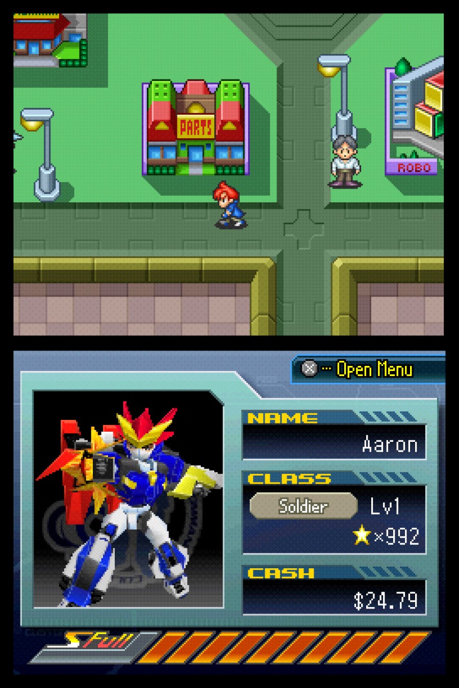Custom Robo Arena (DS) Screenshots