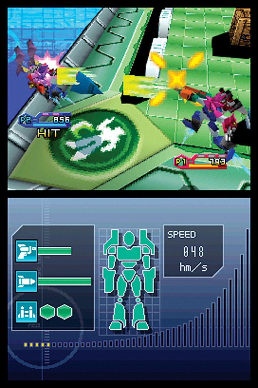 Custom Robo Arena (DS) Screenshots