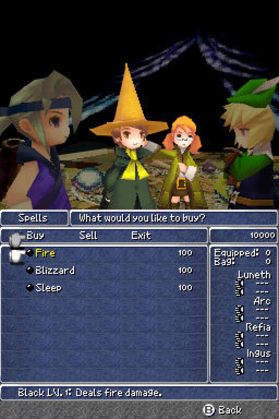 Final Fantasy III (2006) | DS | Screenshots