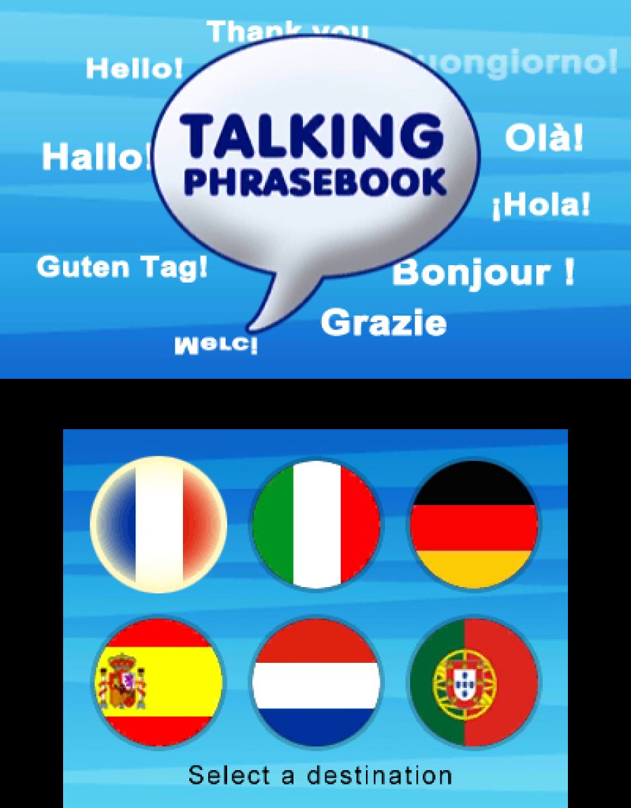 Talking Phrasebook (3DS eShop) Screenshots