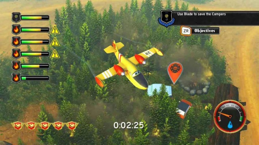 Planes fire and store rescue wii u