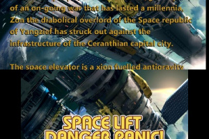Space Lift Danger Panic! Screenshot