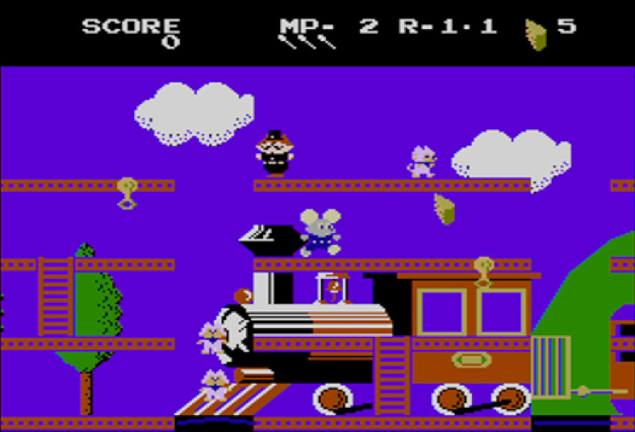 Mappy Land Nes Screenshots