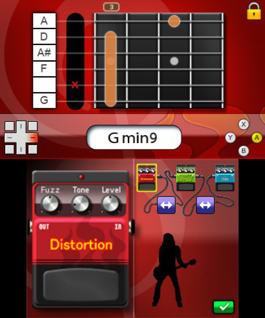 Music On: Electric Guitar (3DS eShop) Screenshots