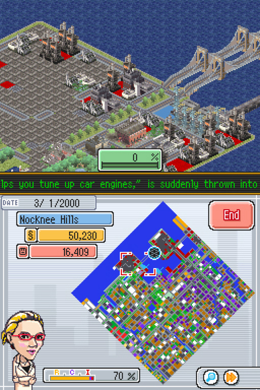 SimCity DS Screenshot