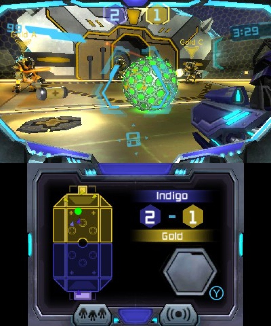 Metroid Prime Blast Ball (3DS) Screenshots
